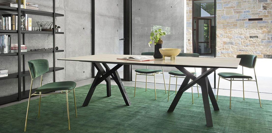 Tavoli e Sedie da Cucina e Soggiorno: Colore: Verde - Nero - Oro